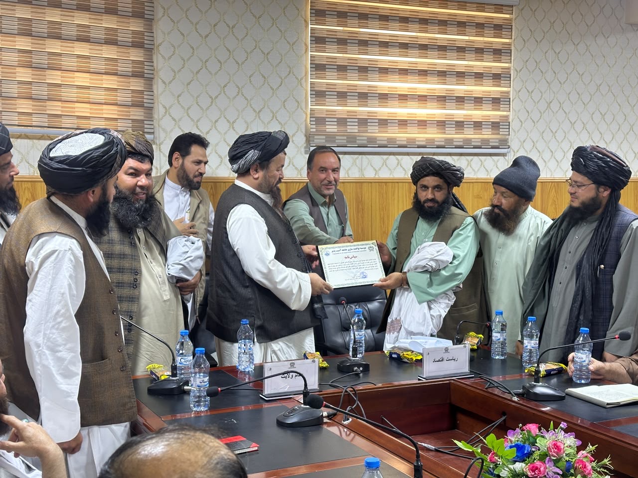 OEVC recognizes the support of the Balkh Department of Economy